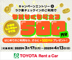 ラク楽チェックインCP3.17-4.13